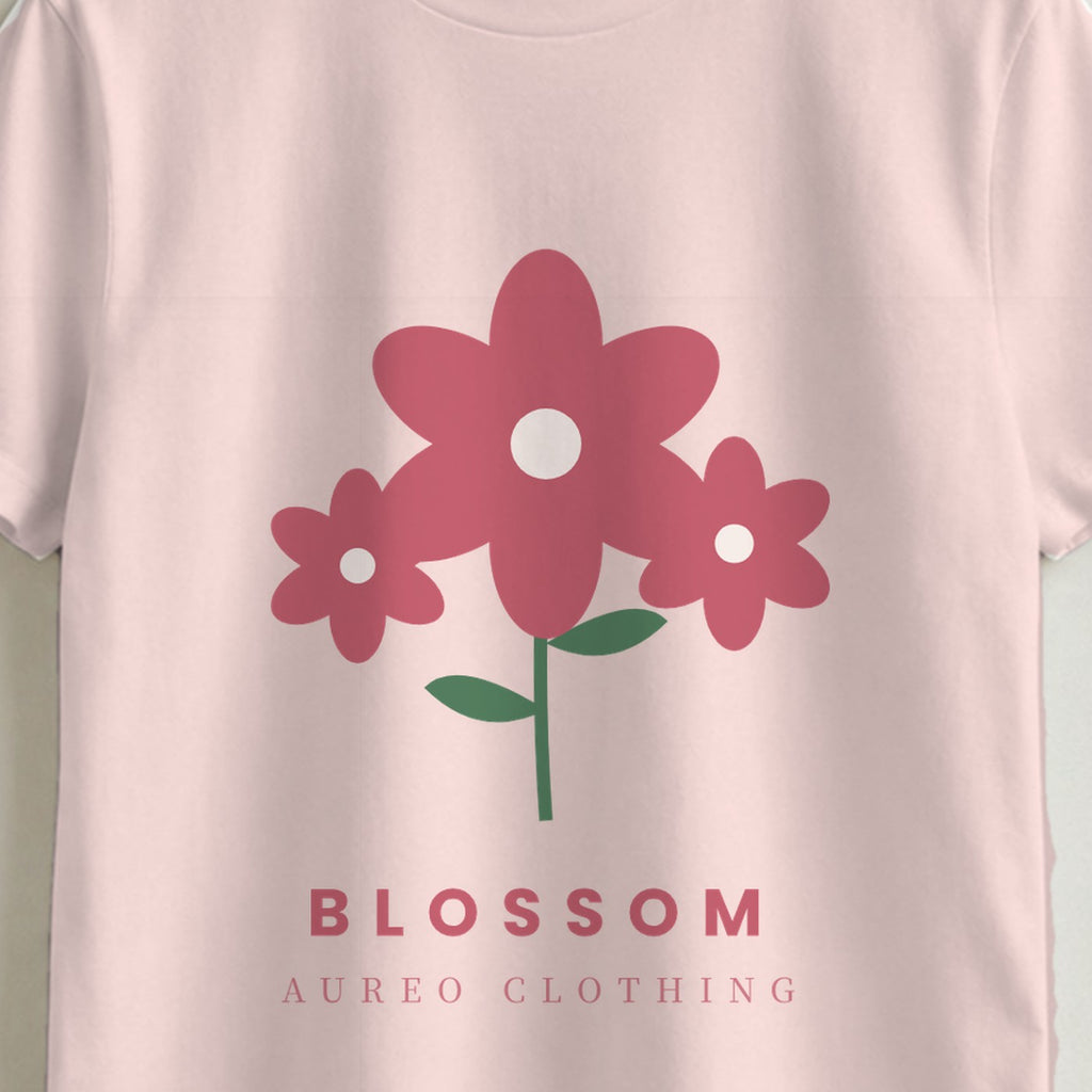 Blossom T-Shirt – Aureo Clothing (Print-Detail)