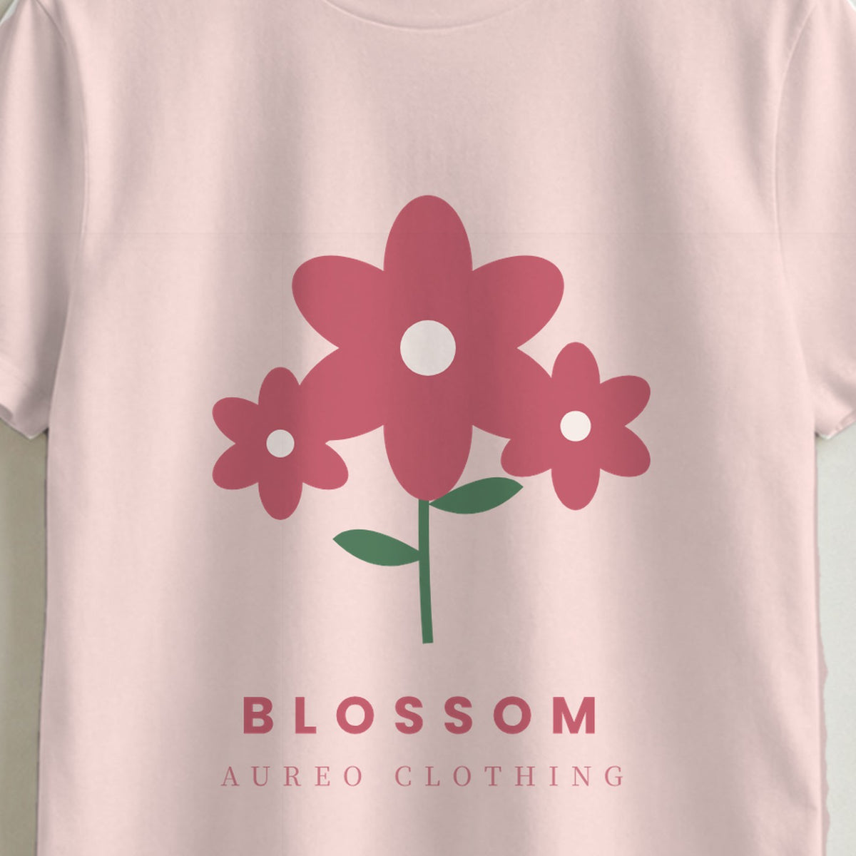 Blossom T-Shirt – Aureo Clothing (Print-Detail)