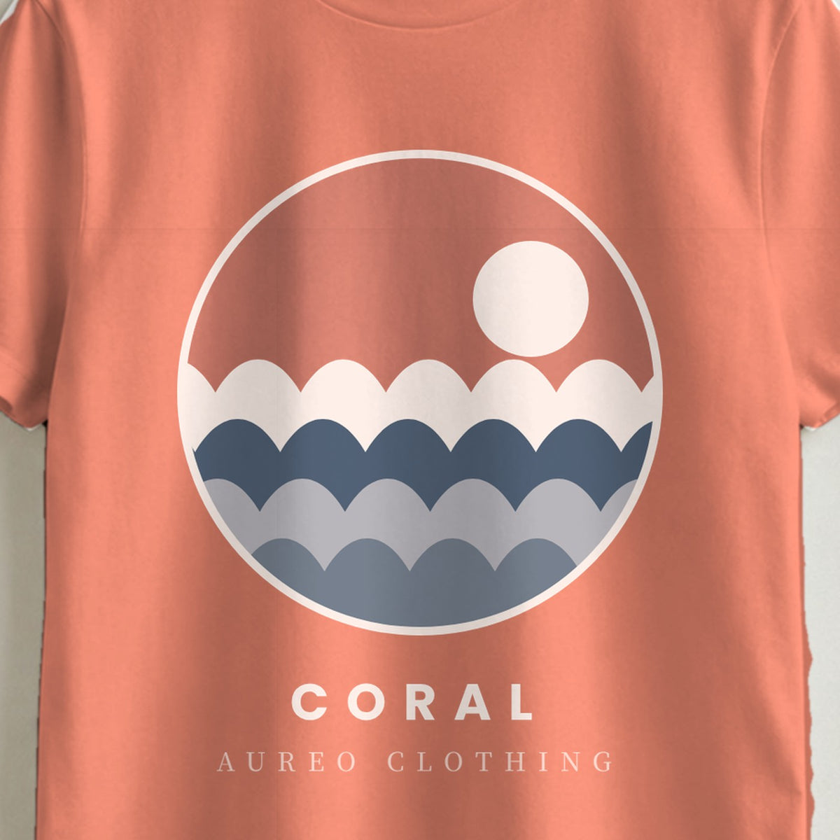 Coral T-Shirt – Aureo Clothing (Print-Detail)