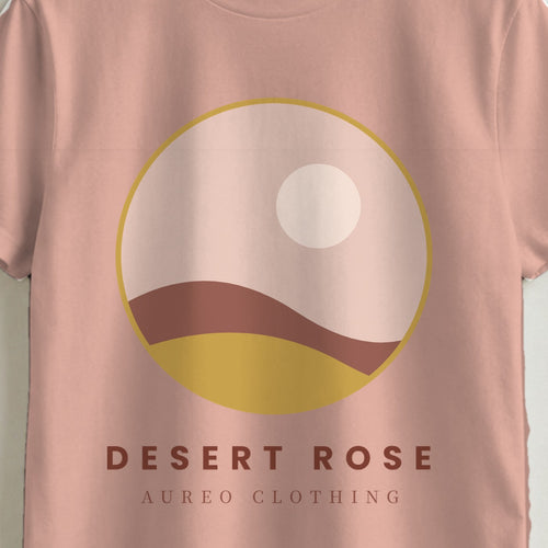 Desert Rose T-Shirt – Aureo Clothing (Print-Detail)