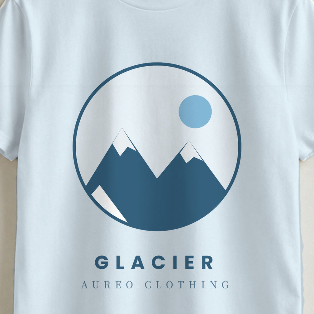Glacier T-Shirt – Aureo Clothing (Print-Detail)