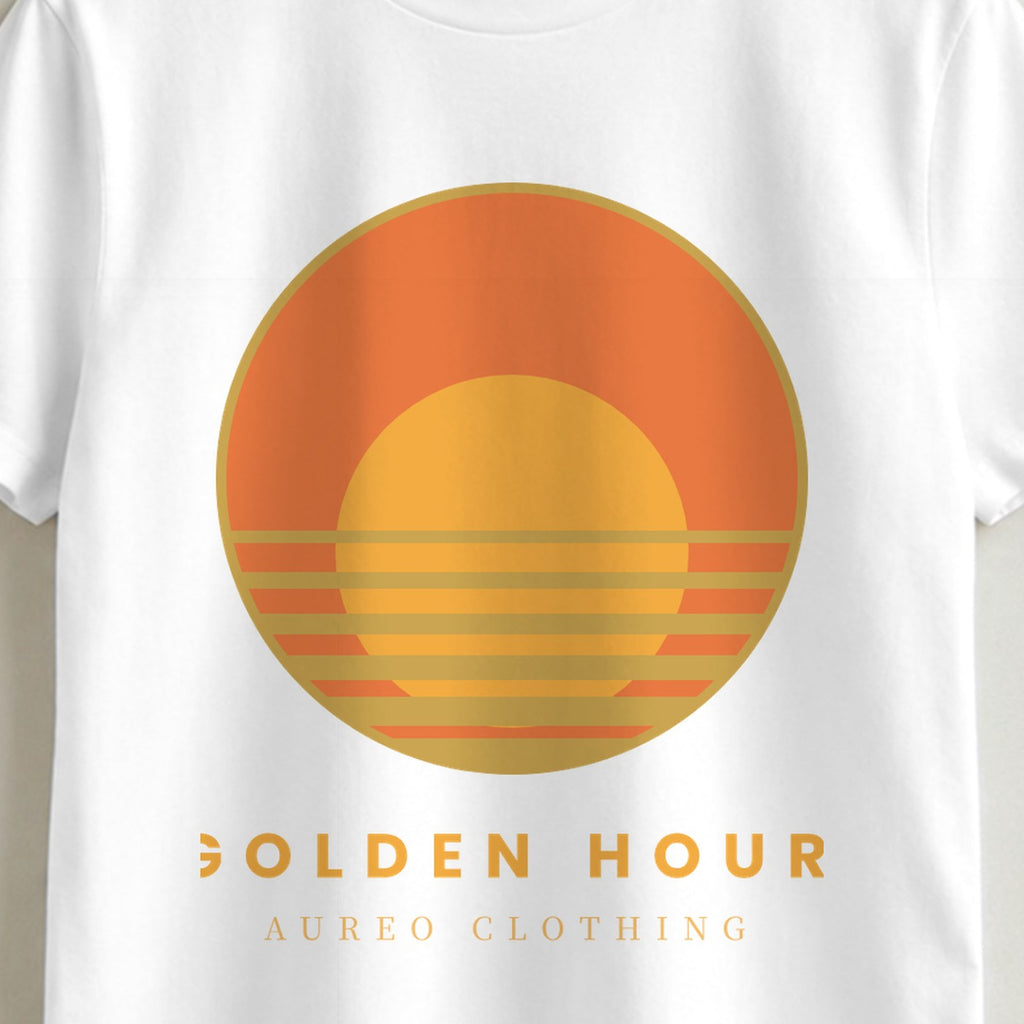 Golden Hour T-Shirt – Aureo Clothing (Print-Detail)