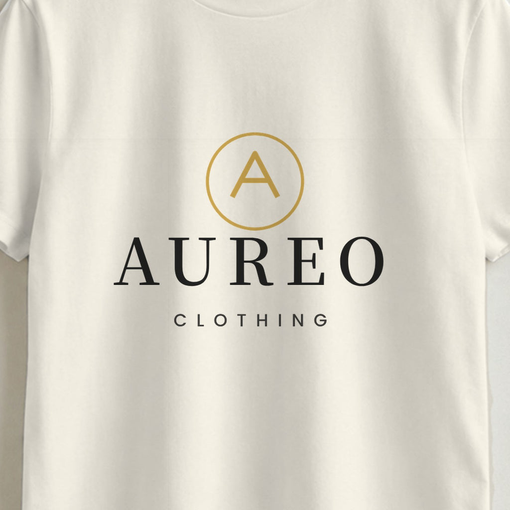 Ivory T-Shirt – Aureo Clothing (Print-Detail)
