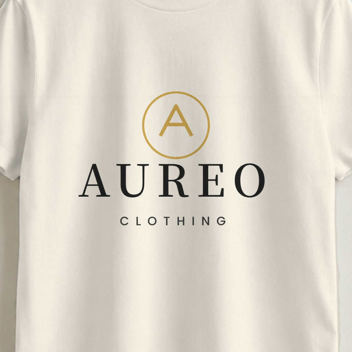 Ivory T-Shirt – Aureo Clothing (Print-Detail)