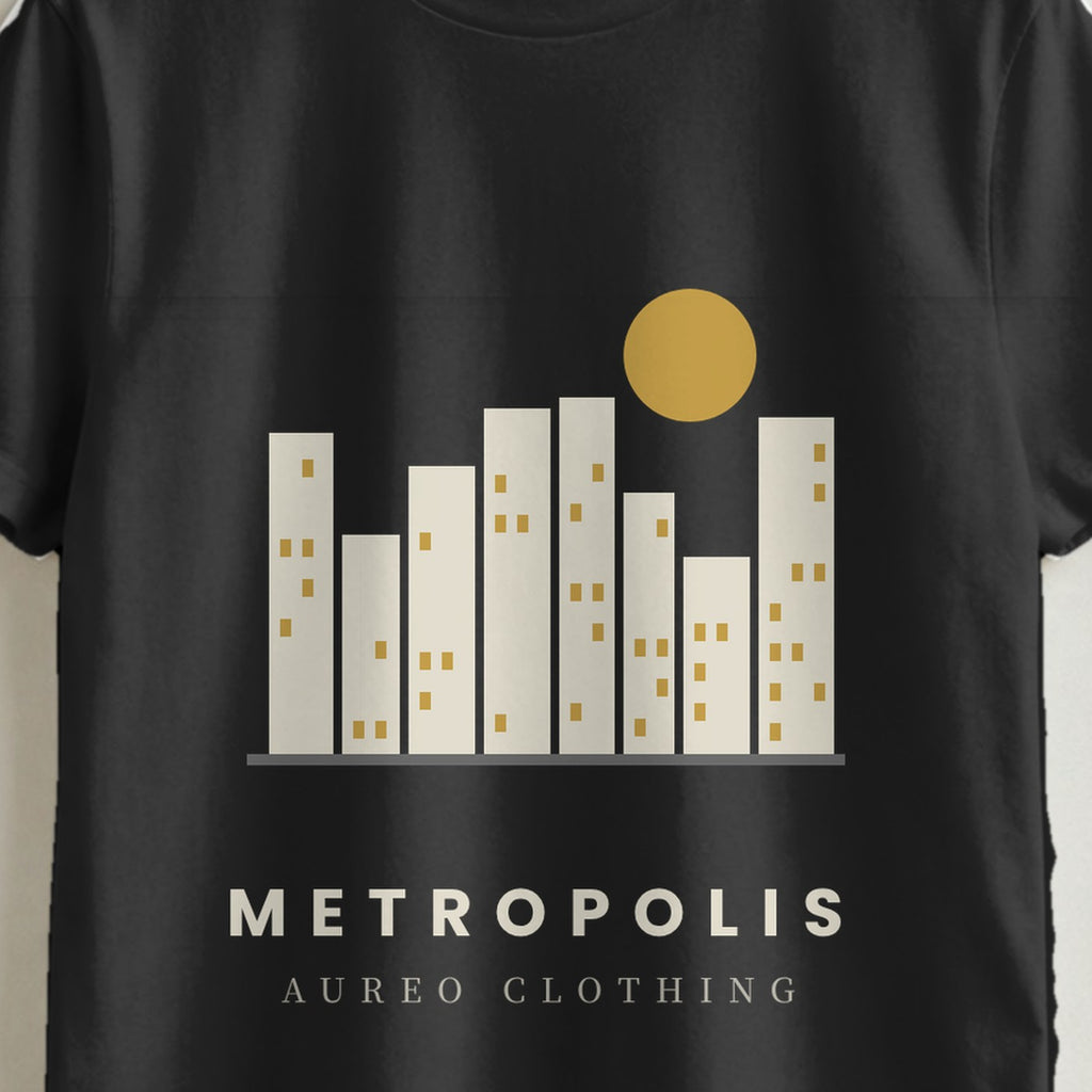 Metropolis T-Shirt – Aureo Clothing (Print-Detail)