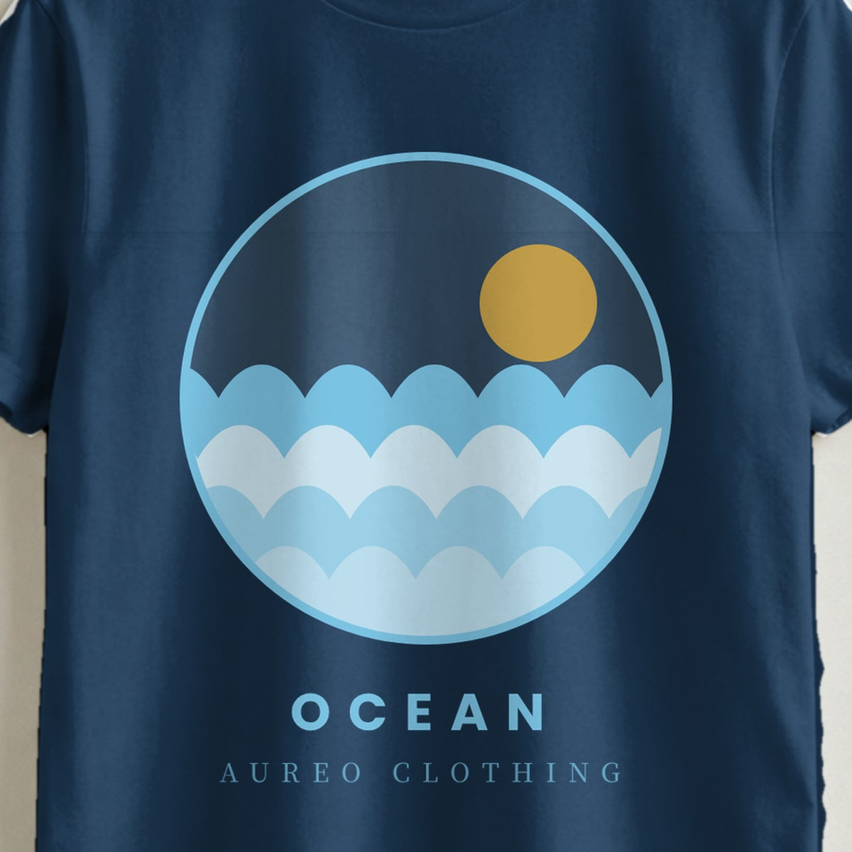Ocean T-Shirt – Aureo Clothing (Print-Detail)