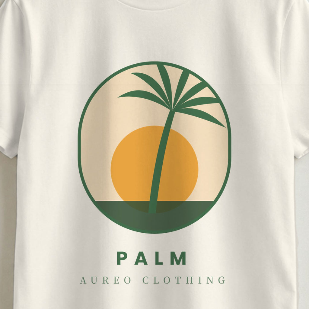 Palm T-Shirt – Aureo Clothing (Print-Detail)