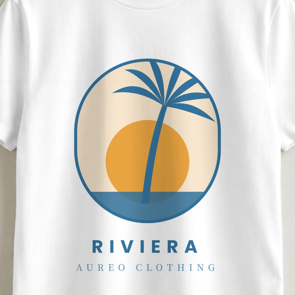 Riviera T-Shirt – Aureo Clothing (Print-Detail)