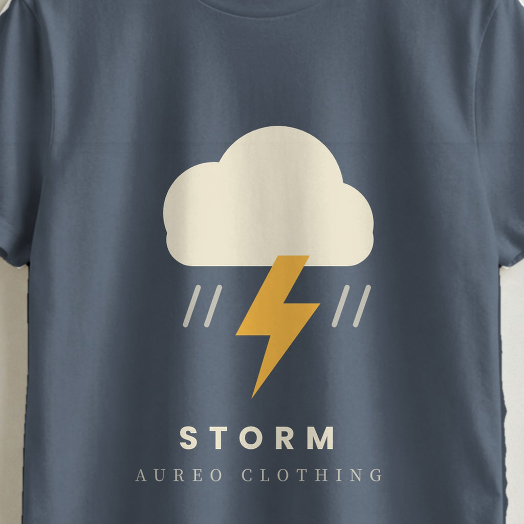 Storm T-Shirt – Aureo Clothing (Print-Detail)