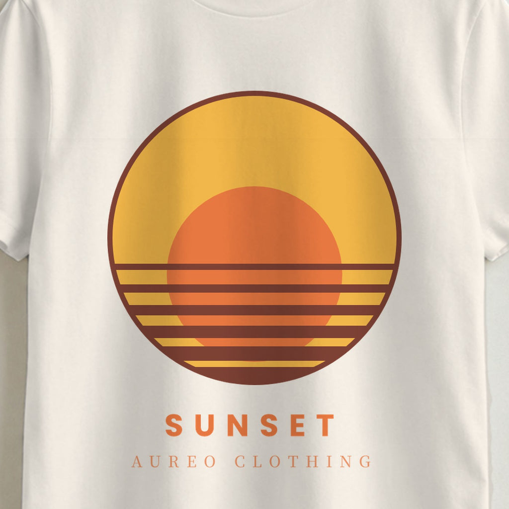 Sunset T-Shirt – Aureo Clothing (Print-Detail)