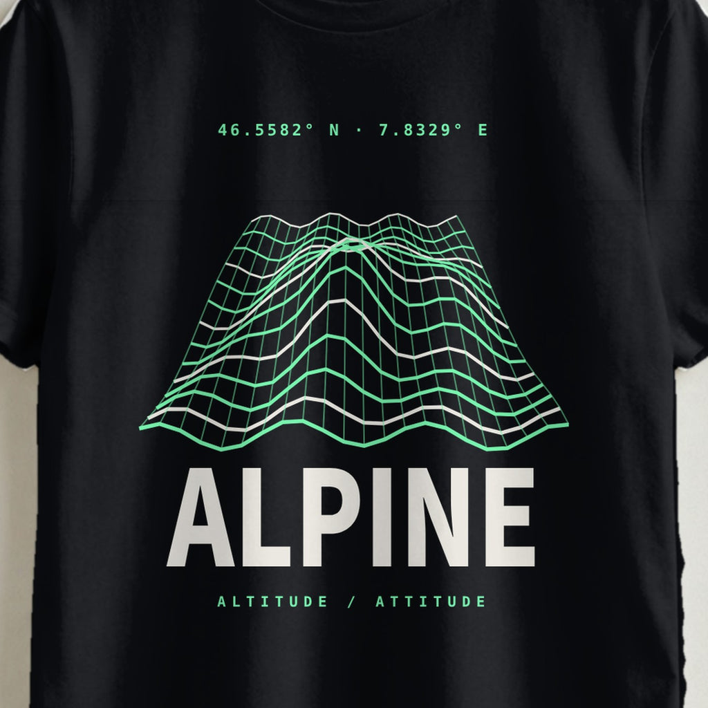 Alpine T-Shirt – Aureo Shop (Print-Detail)