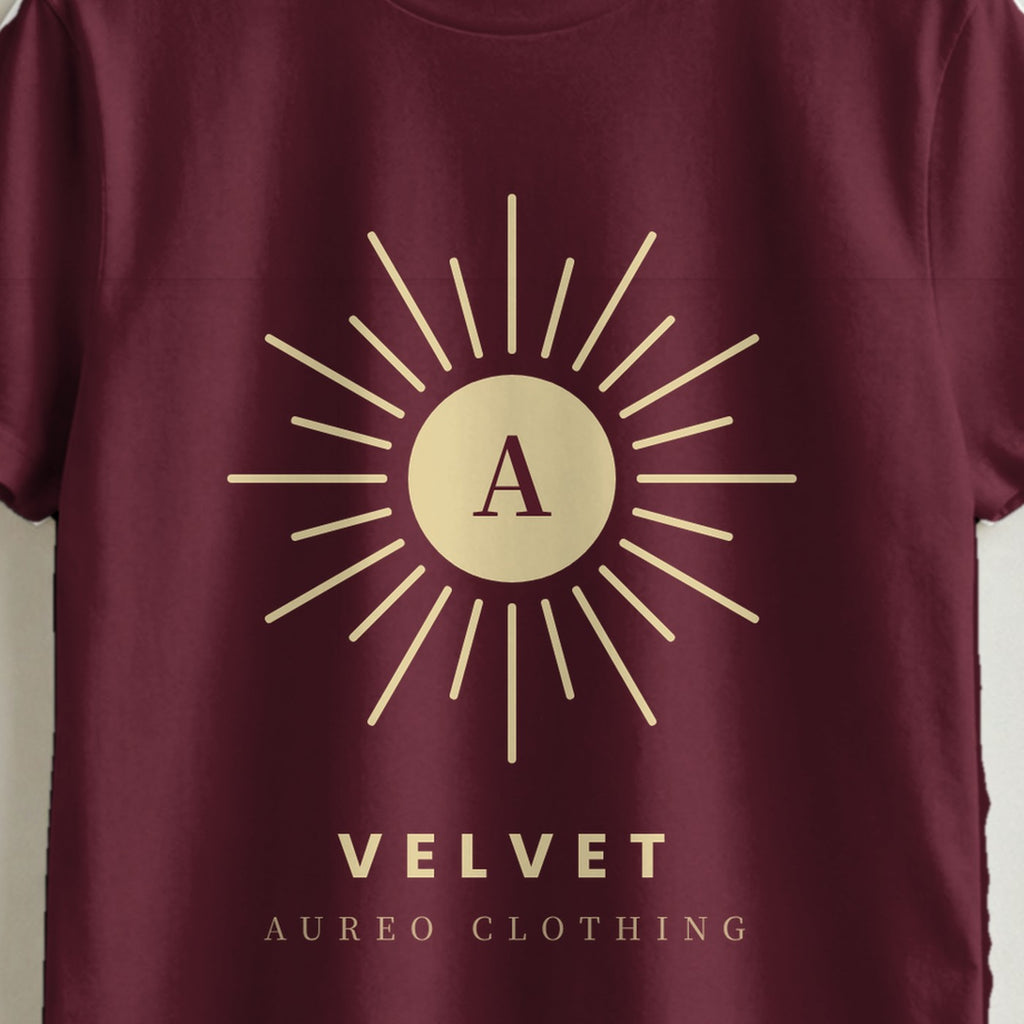 Velvet T-Shirt – Aureo Clothing (Print-Detail)