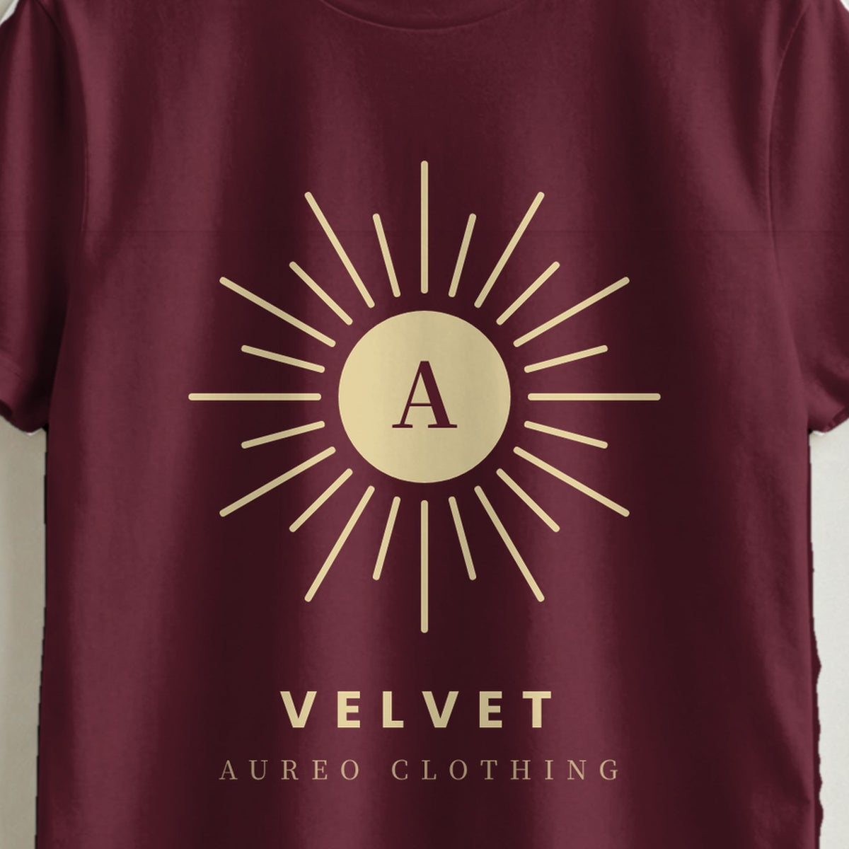 Velvet T-Shirt – Aureo Clothing (Print-Detail)